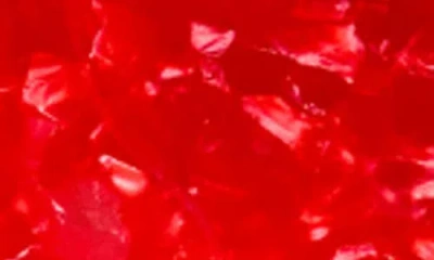 Solar Eclipse Heart Lay Down Claw Clip In Red