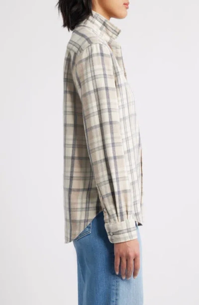 Frank & Eileen Eileen Relaxed Button-up Shirt In Gray