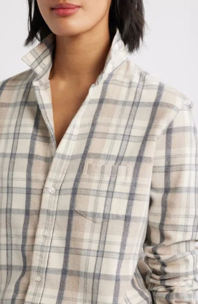 Frank & Eileen Eileen Relaxed Button-up Shirt In Gray