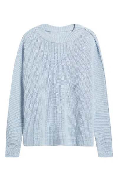 Frank & Eileen Montecito Cotton Sweater In Blue