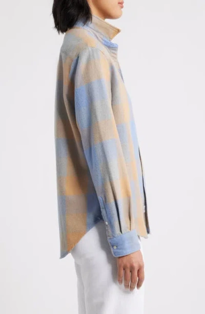 Frank & Eileen Eileen Relaxed Button-up Shirt In Blue