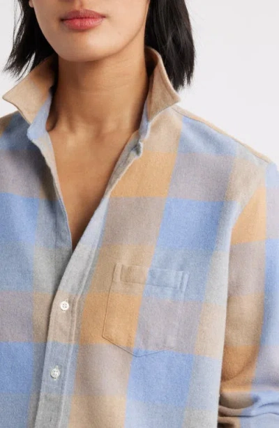 Frank & Eileen Eileen Relaxed Button-up Shirt In Blue
