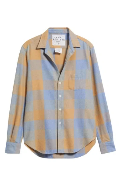Frank & Eileen Eileen Relaxed Button-up Shirt In Blue