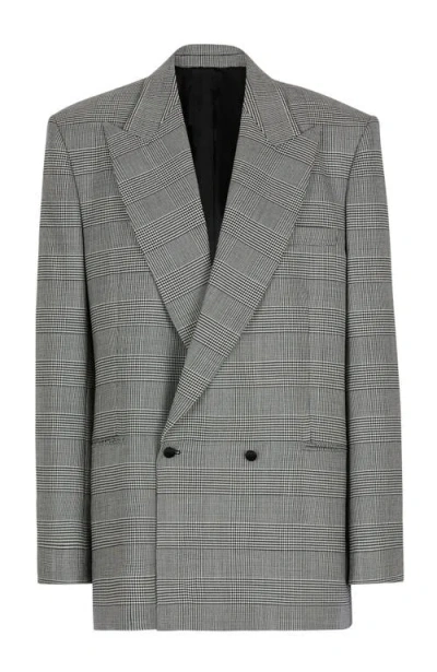 Balmain Oversized Jacket In Gray