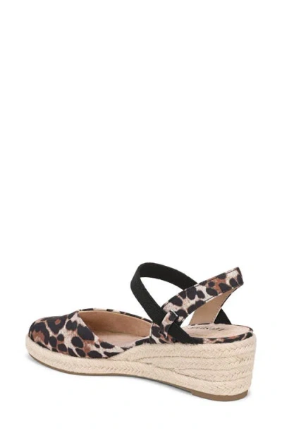 Lifestride Pilar Slingback Espadrille Platform Wedge Sandal In Multi