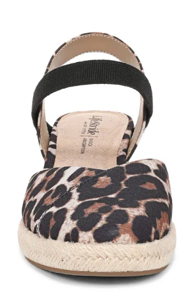 Lifestride Pilar Slingback Espadrille Platform Wedge Sandal In Multi