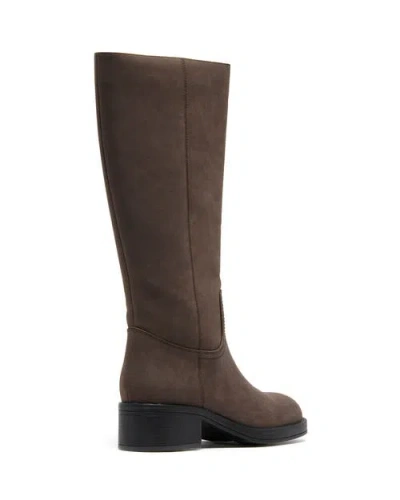 Therapy Australia Fever Square Toe Tall Boot In Brown