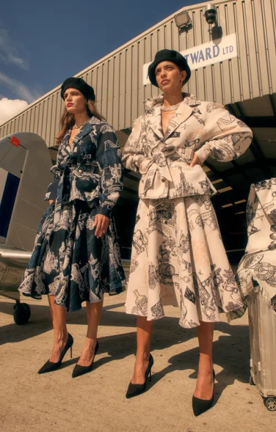 Temperly London Anniversary Skirt In White