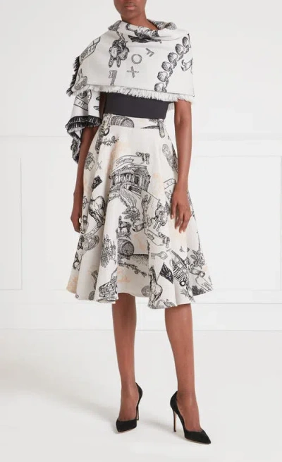 Temperly London Anniversary Skirt In White