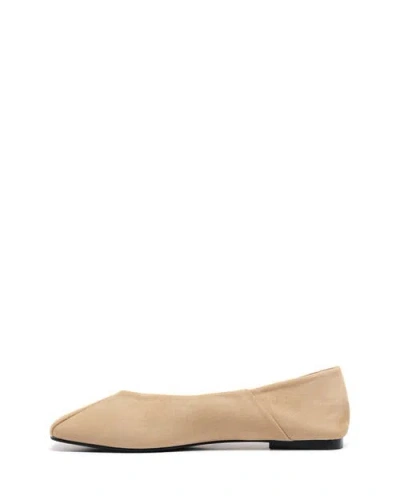 Therapy Australia Gaia Square Toe Flats In Neutral