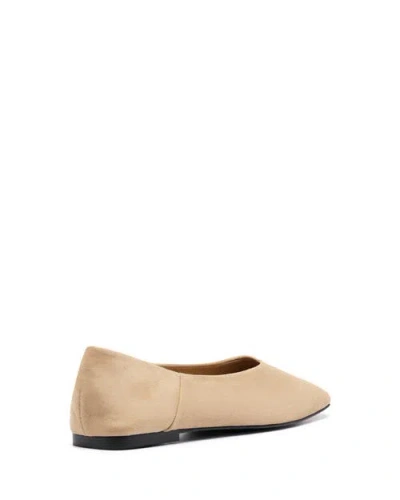 Therapy Australia Gaia Square Toe Flats In Neutral