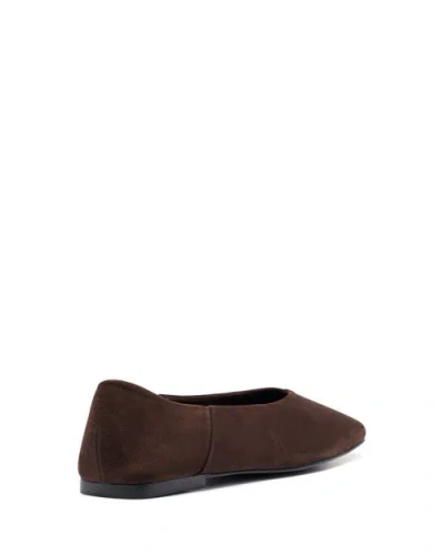 Therapy Australia Gaia Square Toe Flats In Brown