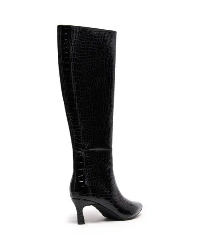 Therapy Australia Dove Pointed Toe Tall Boot In Black