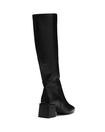 Therapy Australia Wolf Block Heel Tall Boots In Black