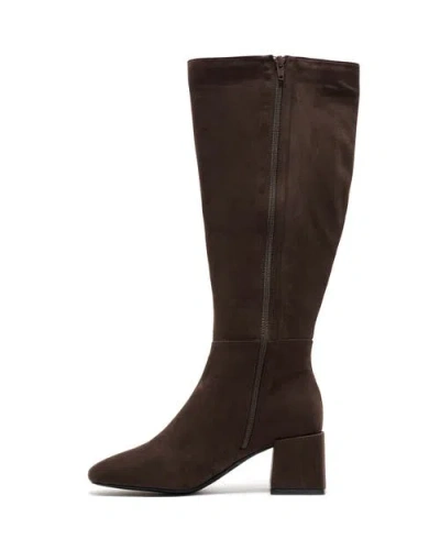 Therapy Australia Wolf Block Heel Tall Boots In Brown