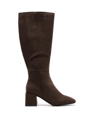 Therapy Australia Wolf Block Heel Tall Boots In Brown