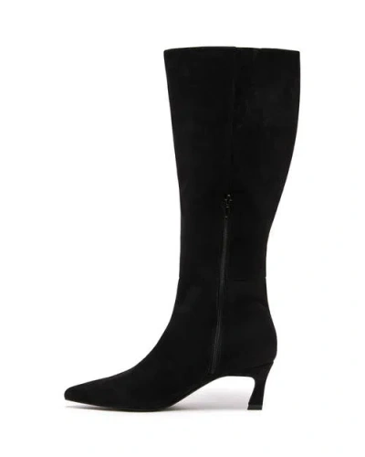 Therapy Australia Dove Pointed Toe Tall Boot In Black