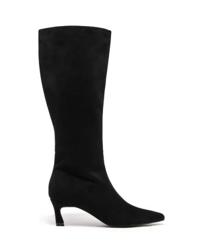Therapy Australia Dove Pointed Toe Tall Boot In Black