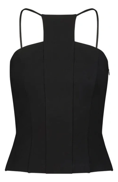 Marcella Bianca Top In Black