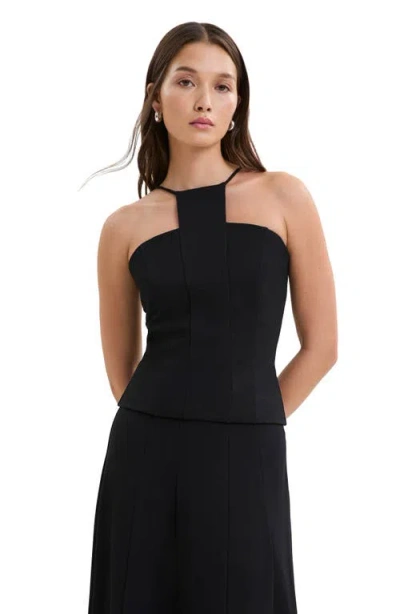 Marcella Bianca Top In Black