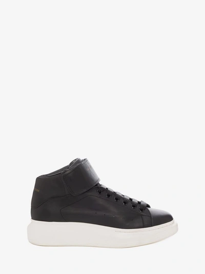 Shop Alexander Mcqueen High-top Oversized Sneaker In Black