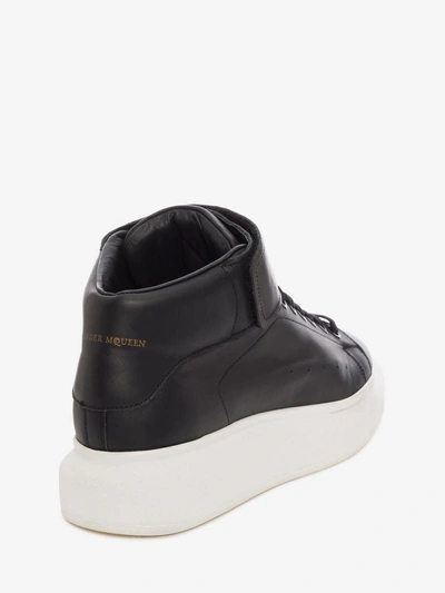 Shop Alexander Mcqueen High-top Oversized Sneaker In Black