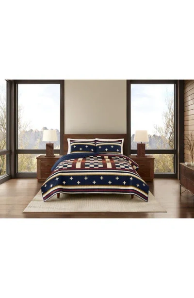 Pendleton Scout Stripe Quilt & Shams Set In Multi