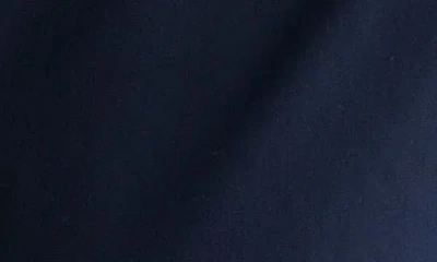 Untuckit Castello Solid Navy Wrinkle Free Cotton Button-up Shirt In Blue