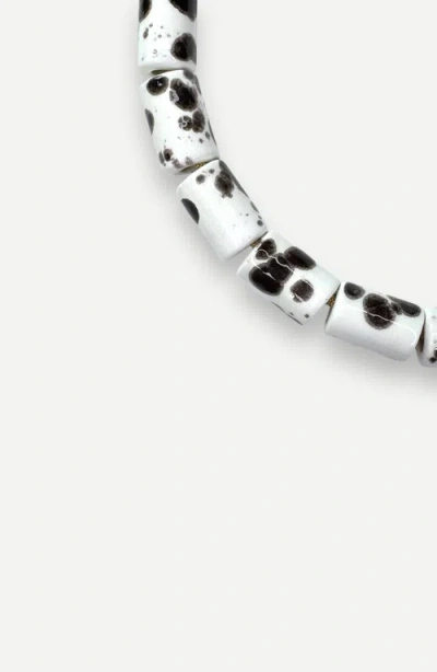 Her New Tribe Bead Five Candy Necklace In Brown