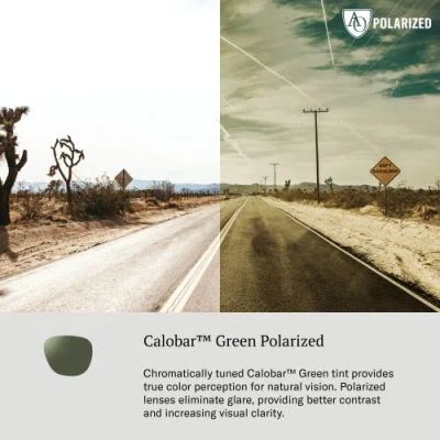 American Optical Original Pilot 57mm Aviator Glass Polarized In Green