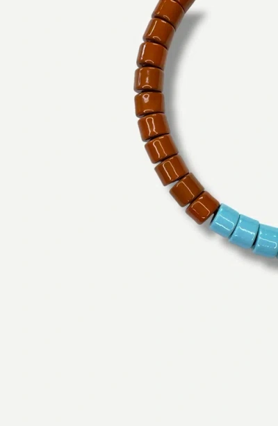 Her New Tribe Bead Two Split Candy Necklace