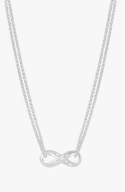 Dower & Hall Entwined Infinity Pendant Necklace In Neutral
