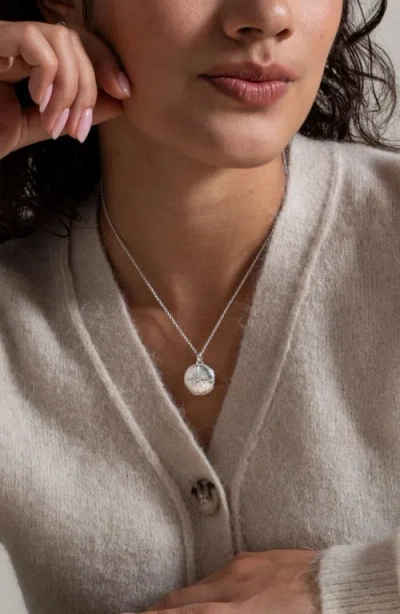 Dower & Hall True North Diamond Photo Locket In Metallic