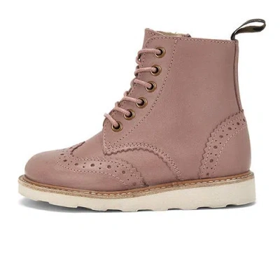 Young Soles Sidney Brogue Boot In Neutral