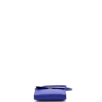 Pre-owned Hermes  Hermes Clic Wallet On Strap Chevre Mysore 16