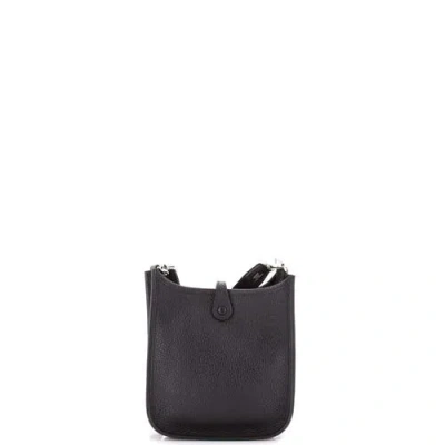 Pre-owned Hermes  Hermes Evelyne Bag Gen Iii Clemence Tpm In Black