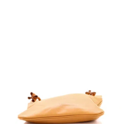 Pre-owned Hermes  Hermes Aline Bag Milo Lambskin And Swift Mini In Brown