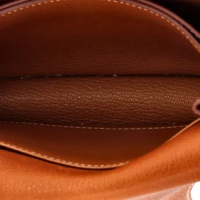 Pre-owned Hermes  Hermes Roulis Bag Barenia Faubourg 18 In Red