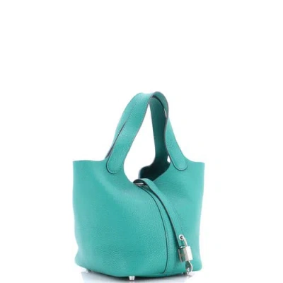 Pre-owned Hermes  Hermes Picotin Lock Bag Maurice Pm In Brown