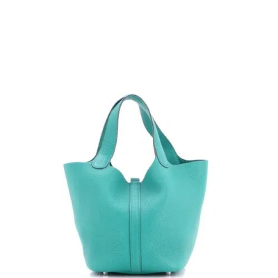 Pre-owned Hermes  Hermes Picotin Lock Bag Maurice Pm In Brown