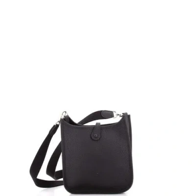 Pre-owned Hermes  Hermes Evelyne Bag Gen Iii Clemence Tpm In Black