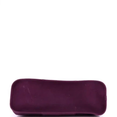 Pre-owned Hermes  Hermes Cabag Elan Toile And Leather 39 In Red