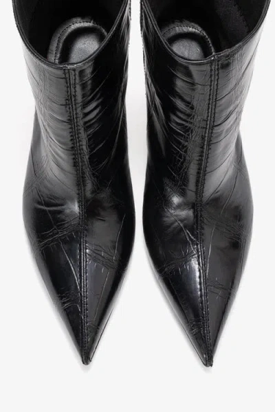 Prologue Shoes Brivelle Pointed Toe Boot In Black