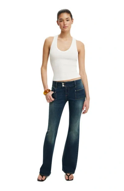 Cotton On Diamante Racer Back In Neutral