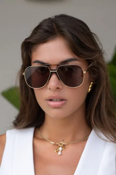 Freyrs Eyewear Logan Aviator Sunglasses In Multi