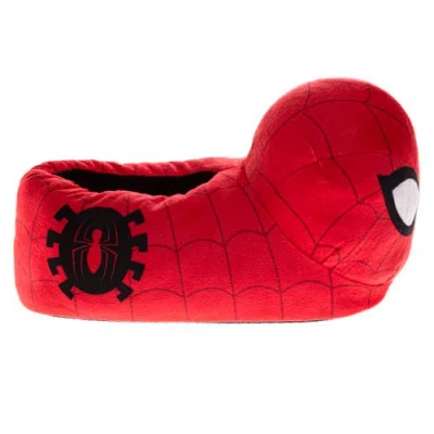 Spider-man Cozy Plush Fun Slippers In Red