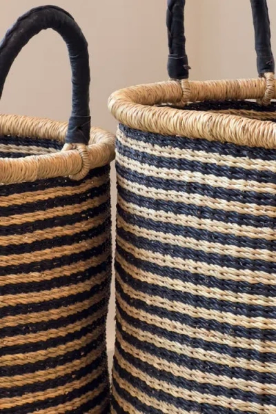 Mbare Handwoven Hamper In Brown