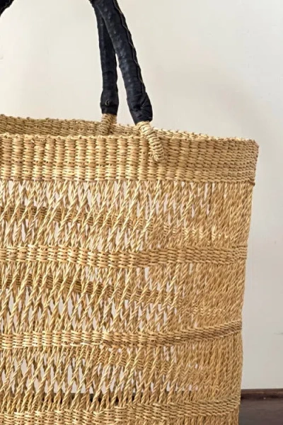 Mbare String Basket Tote In Brown