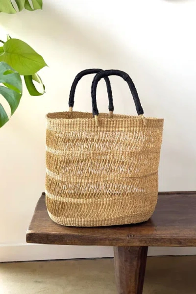 Mbare String Basket Tote In Brown