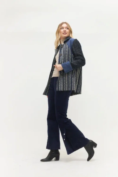 Margo Baridon Pond Coat In Blue